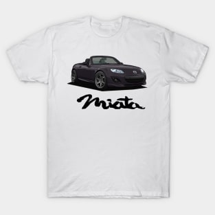 Mazda MX-5 Miata NC - NC2 Radiant Ebony Purple T-Shirt